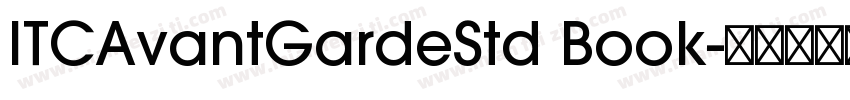 ITCAvantGardeStd Book字体转换